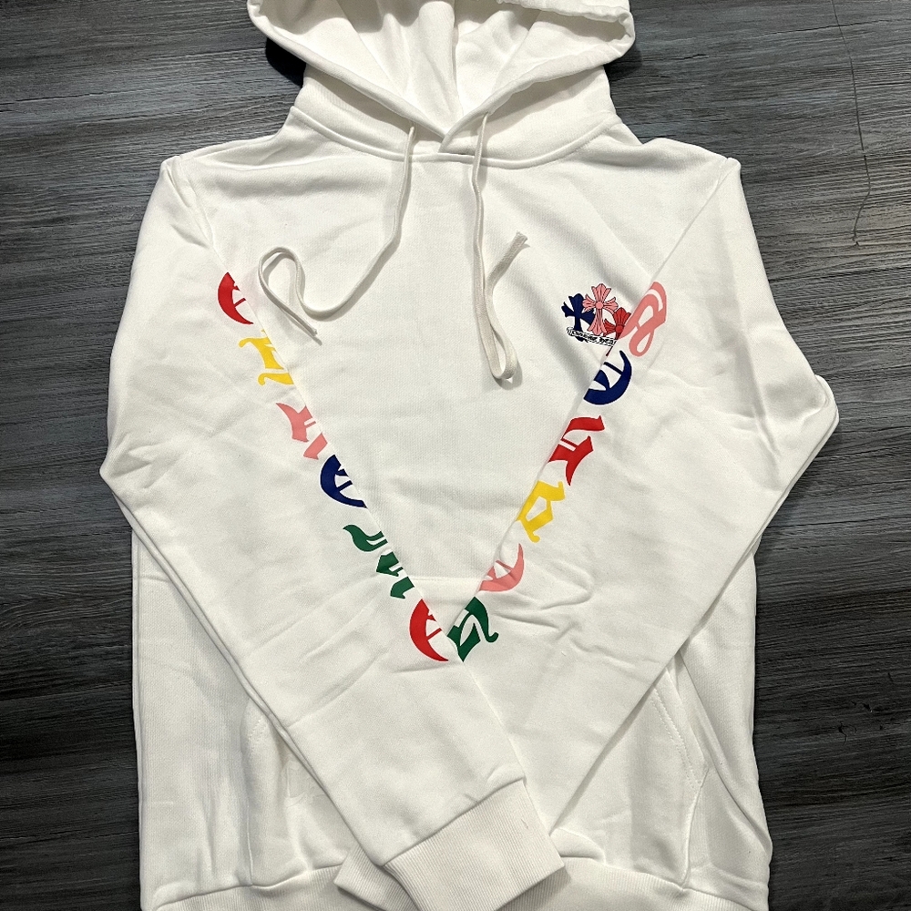 Chrome Hearts White Hoodie Size M